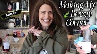 MAKING A 🍃 BEVERAGE STATION | time for dank drank’s all summer 🌞 