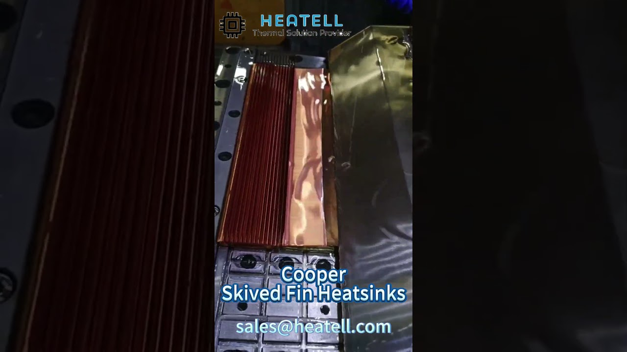 Cooper1100 Skived Fin Heatsinks | Heatell