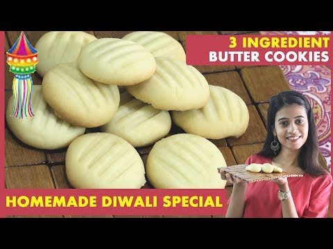 Butter Cookies Recipe In Kadai | Diwali Eggless Biscuits | कयानी बेकरी जैसी बिस्किट्स बनाईये घर में