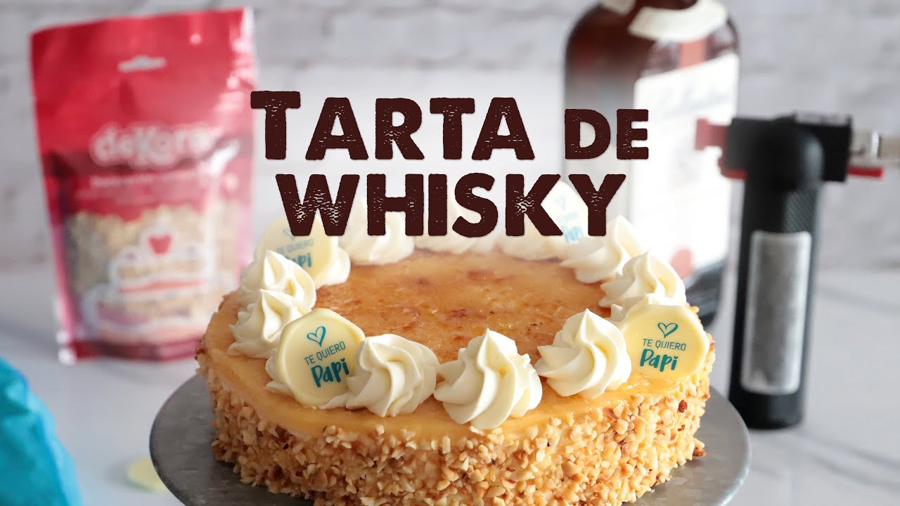 Dekora | VIDEO RECETA | TARTA DE WHISKY para el día del Padre | Recetas de pastelería