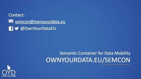 Semantic Container Screencast