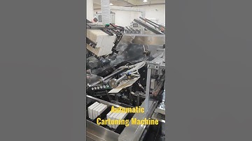 Automatic cartoning counting five small boxes then filling into big carton ( box packing machine)