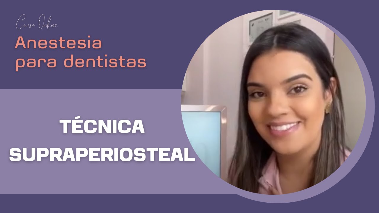 Aulão de anestesia odontológica - Técnica supraperiosteal - YouTube