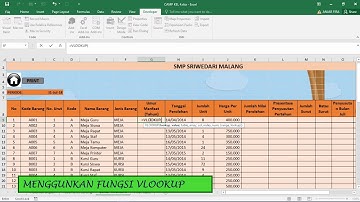 APLIKASI SARPRAS - PENYUSUTAN INVENTARIS MS. EXCEL