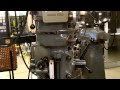 Operation of Bridgeport Milling Machine 01