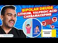 Pharmacology - Bipolar Drugs - Lithium, Valproic Acid, Carbamazepine nursing RN PN NCLEX