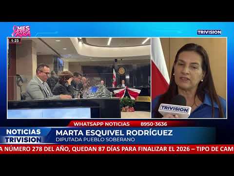 Marta Esquivel amplió horarios de la Comisión de Nombramientos