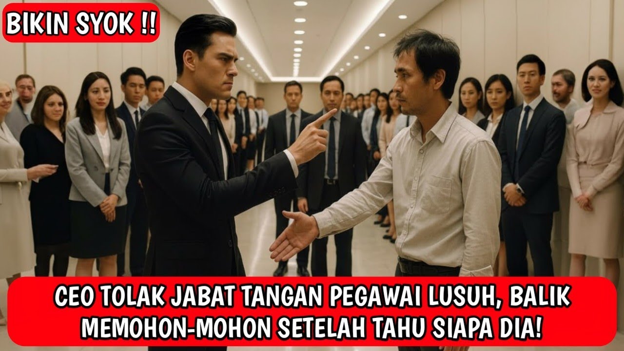 CEO Tolak Jabat Tangan Pegawai Lusuh, Balik Memohon-Mohon Setelah Tahu Siapa Dia!