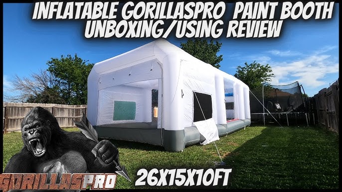 VEVOR 7.5x5.2x5.2ft Portable Paint Booth Spray Paint Shelter Paint Tent