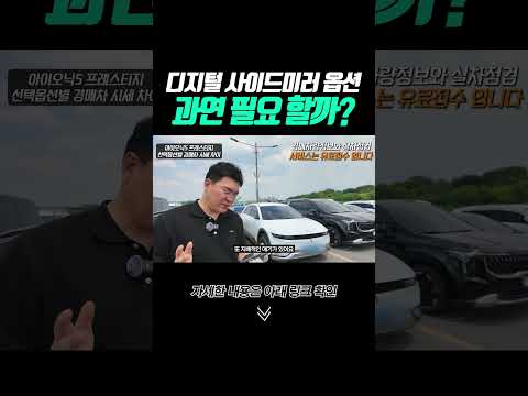 shorts 디지털 사이드미러 <strong>옵션</strong> 과연 필요 할까?