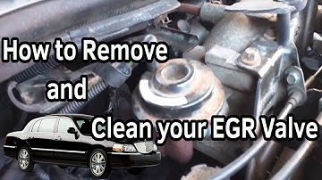 EGR Valve Removal & Cleaning