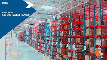 Pallet racks of WDX in a DIY company