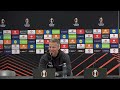 Pressekonferanse etter kampen mot Maccabi Tel Aviv