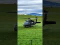 Several Austrian Air Force Blackhawk Helicopter Takeoff