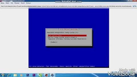 Instalasi Linux Debian menggunakan Virtual Box