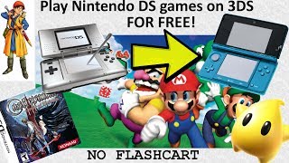 How To Play DS ROMS on 3DS FOR FREE!