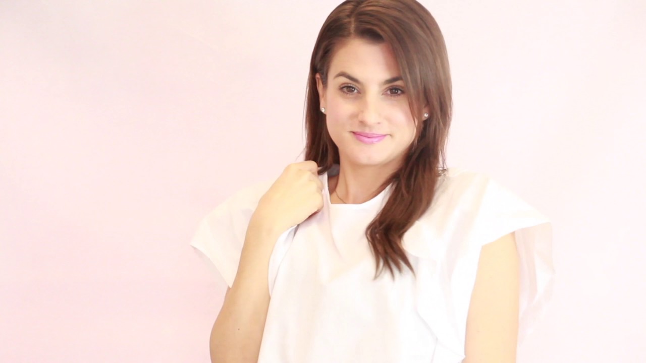 Black Denim Skirt and A Ruffle Top | Dawn Del Russo OOTD