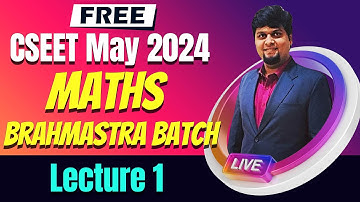 FREE CSEET Maths Video Lectures | CSEET May 2024 | FREE CSEET Quantitative Aptitude Video Classes 6
