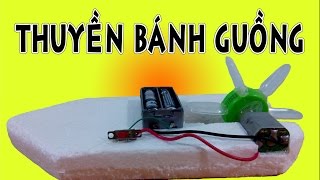 Tự Làm Thuyền Mini đồ chơi đơn giản cực hấp dẫn