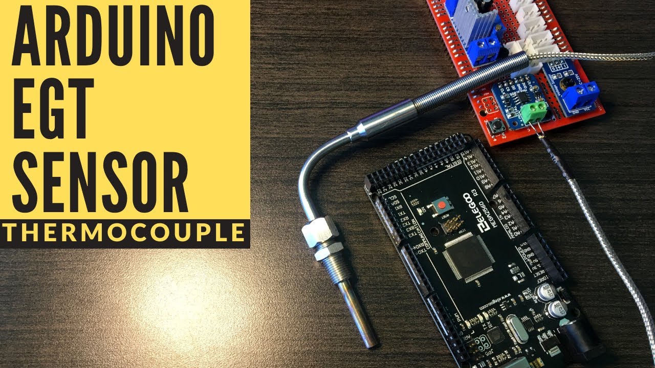 Arduino EGT Sensor Max 31855 Thermocouple Board YouTube
