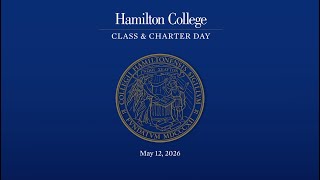2026 Class & Charter Day at Hamilton College
