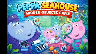 Hippo Seahouse Hidden Objects Game 🕵️‍♀️ | Find Camera, Typewriter & More! screenshot 1