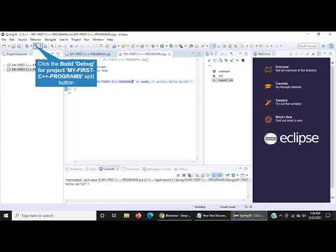 HOW TO MAKE A PROJECT ON ECLIPSE C++.