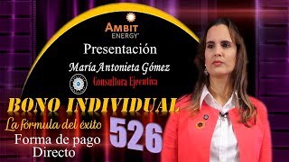 La Fórmula del éxito: el 526. Presentación por María Antonieta Gómez.