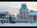 Усадьба и парк Царицыно зимой. Москва. Parco tsaritsyno Mosca. Park tsaritsyno Moscow.