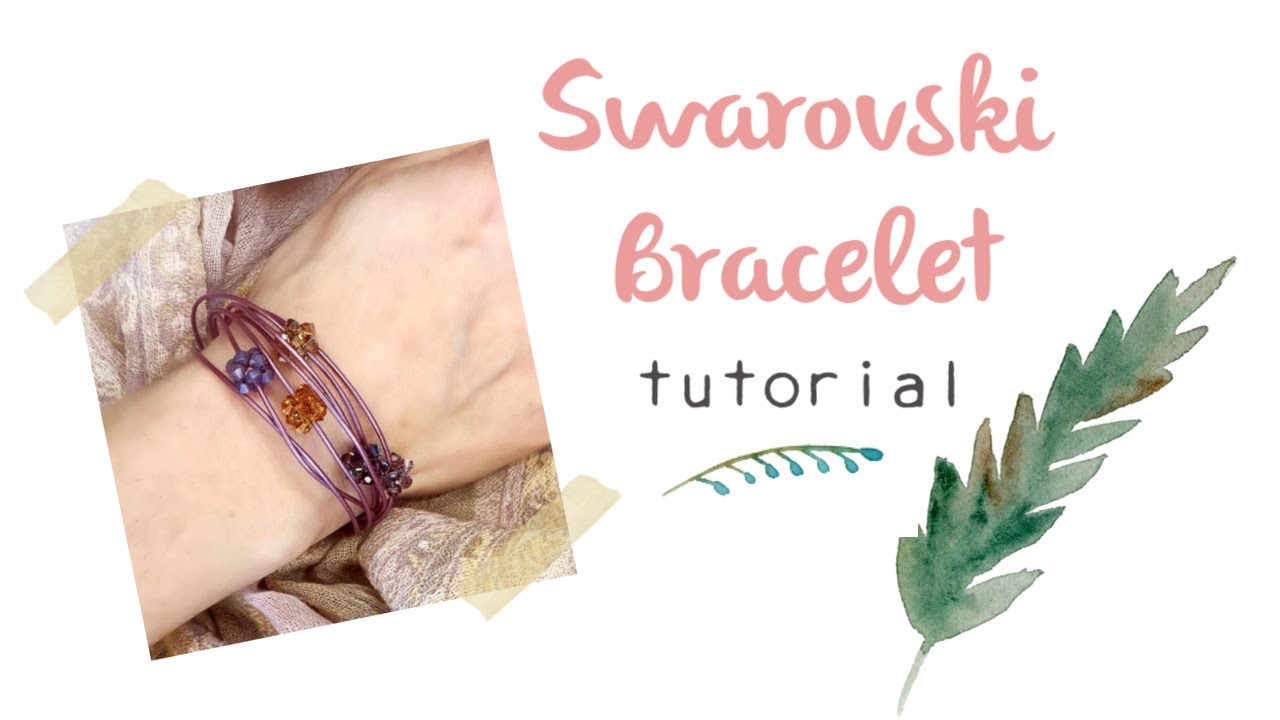 Swarovski Bracelet - Jewellery Making Tutorial - YouTube
