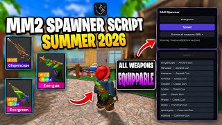 [🏖️🔫] *EQUIP* Weapon Spawner Script! 🌊 Summer Update Murder Mystery 2 DUPE!
