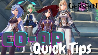 Co-op Quick Tips ✦Genshin Impact✦