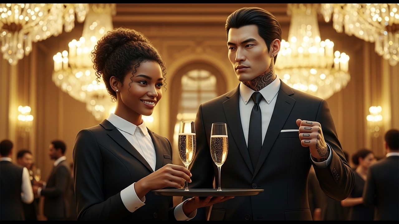 842. Love at first sight! Korean Mafia Boss enchanted by Black Waitress working for her tuition