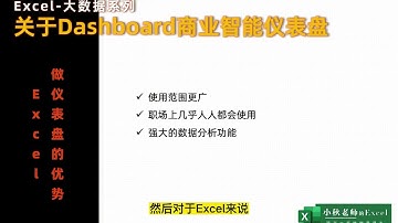 Excel大数据分析，教你了解Dashboard商业智能仪表盘