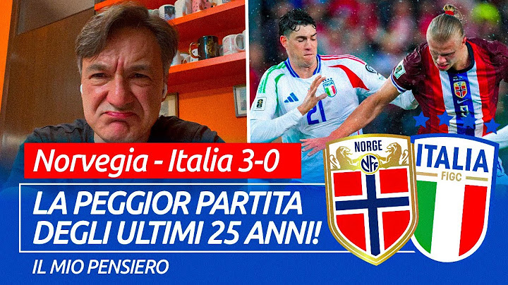NORVEGIA-ITALIA 3-0: La PEGGIOR PARTITA degli ULTIMI 25 ANNI! - Il mio pensiero | Fabio Caressa