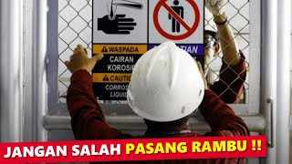 Standar Rambu K3/Safety Sign, Standar Helm, Simbol B3 & Limbah