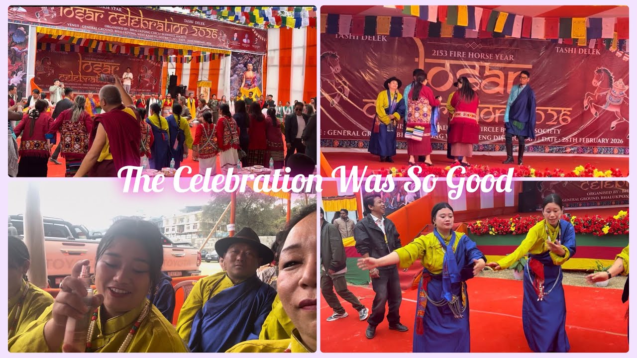 Losar festival at balukpong was full of joy lots of fun! dance,prayers, &delicious food👌🏻