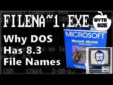Why does DOS use 8.3 Filenames? [Byte Size] | Nostalgia Nerd