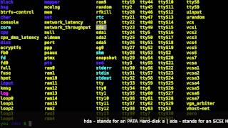 Linux 002a - The /dev folder