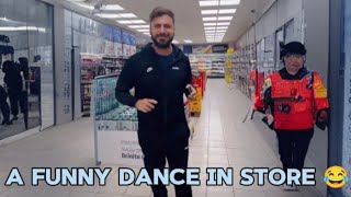 Hauser's Hilarious Store Shenanigans: Watch Him Bust a Move in Style! 💃😄