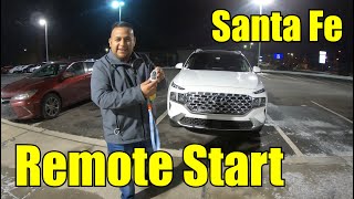 How To Use Factory Remote Start On Hyundai Santa Fe