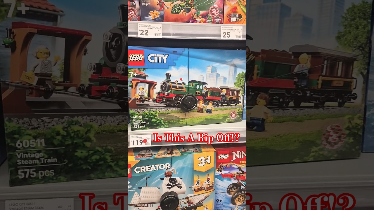 🚂 LEGO City 60511 Vintage Steam Train – Worth $119? | LEGO Short
