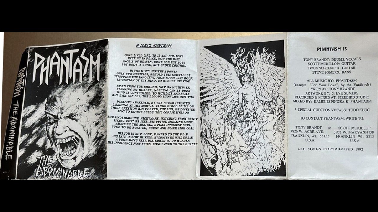 PHANTASM - The Abominable/Demo 1992 full album - YouTube