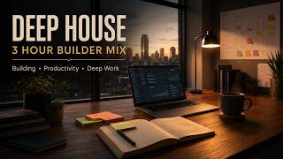3 Hour Deep House Music for Building, Productivity & Deep Work — Builder Mode Protocol
