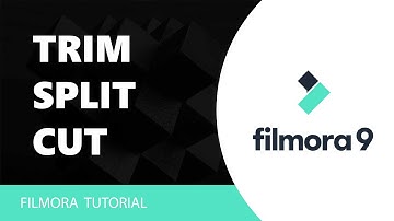 How to Trim Split and Cut Videos in Filmora Tutorial