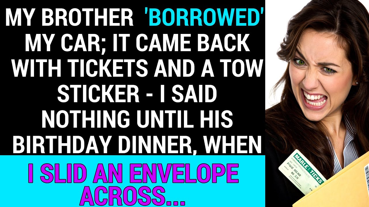 Мой брат «одолжил» мою машину — и она вернулась со штрафами