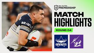 Nrl 2026 Cowboys V Storm Match Highlights Round 4