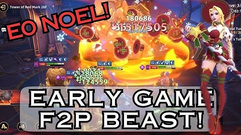 Early Game E0 Noel Damage Showcase (F2P) Infinite Magicraid