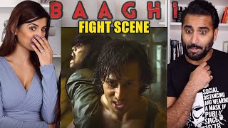 BAAGHI FIGHT SCENE | Tiger Shroff | Shraddha Kapoor | REACTION!!