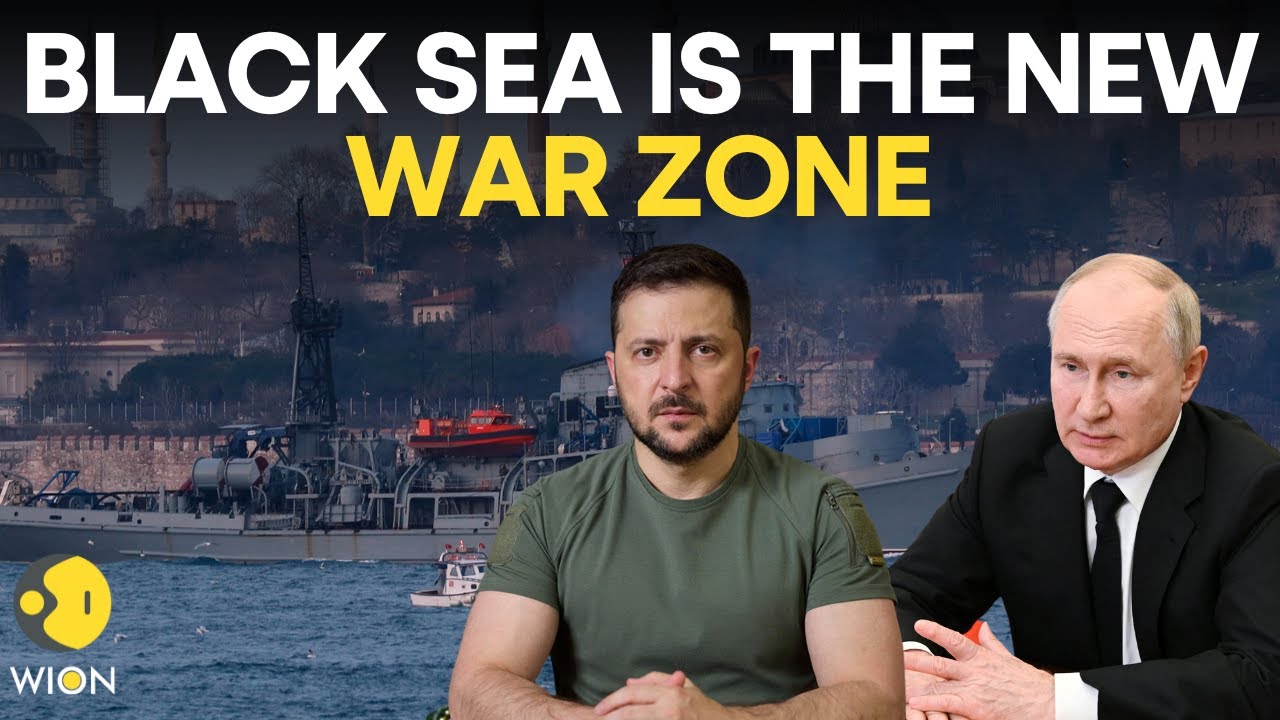 Ukrainian drone disables Russian warship near Russia’s Novorossiysk port | Ukraine War LIVE | WION